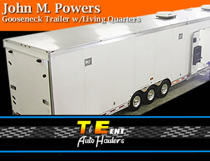 John Powers 2005 T&E  Gooseneck Trailer with Living Quarters